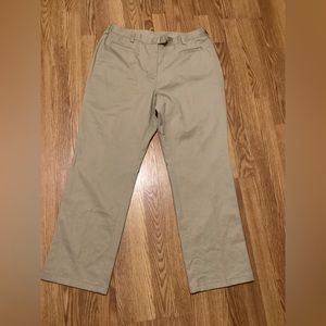 Lands end men’s pants color caqui Fit size 3 18w with elastic